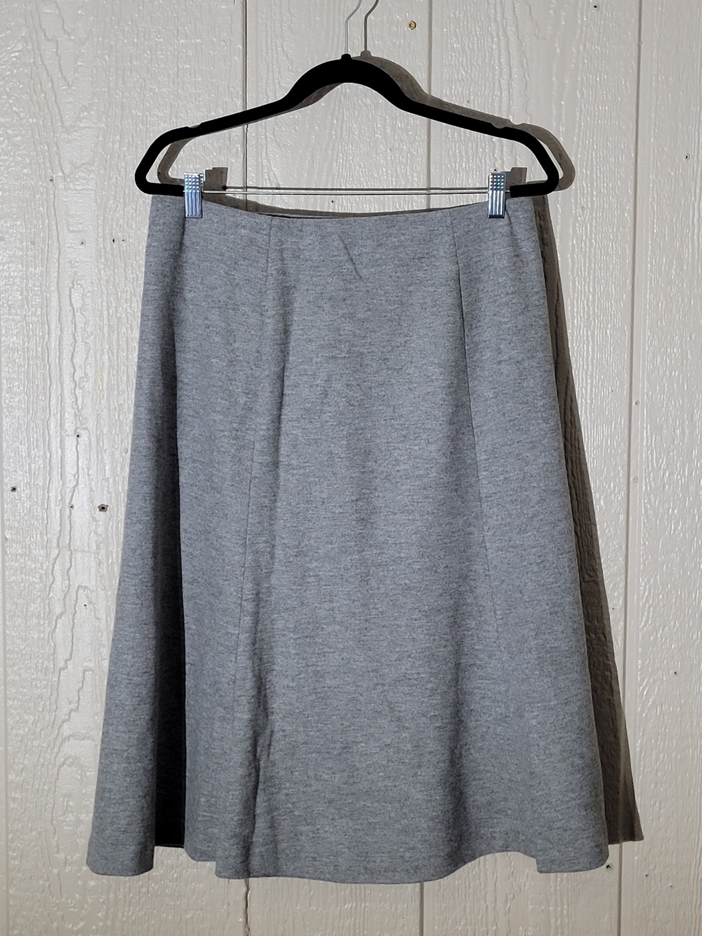 Uniqlo Gray A-Line Skirt